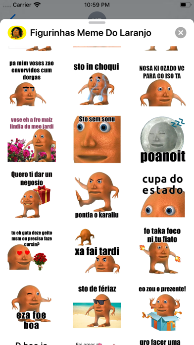 Screenshot #2 pour Figurinhas Meme Do Laranjo