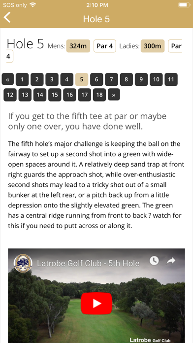 Screenshot #2 pour Latrobe Golf Club