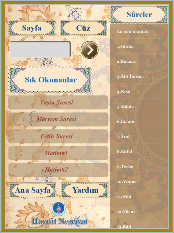 Kur'an-ı Kerim - iPad için