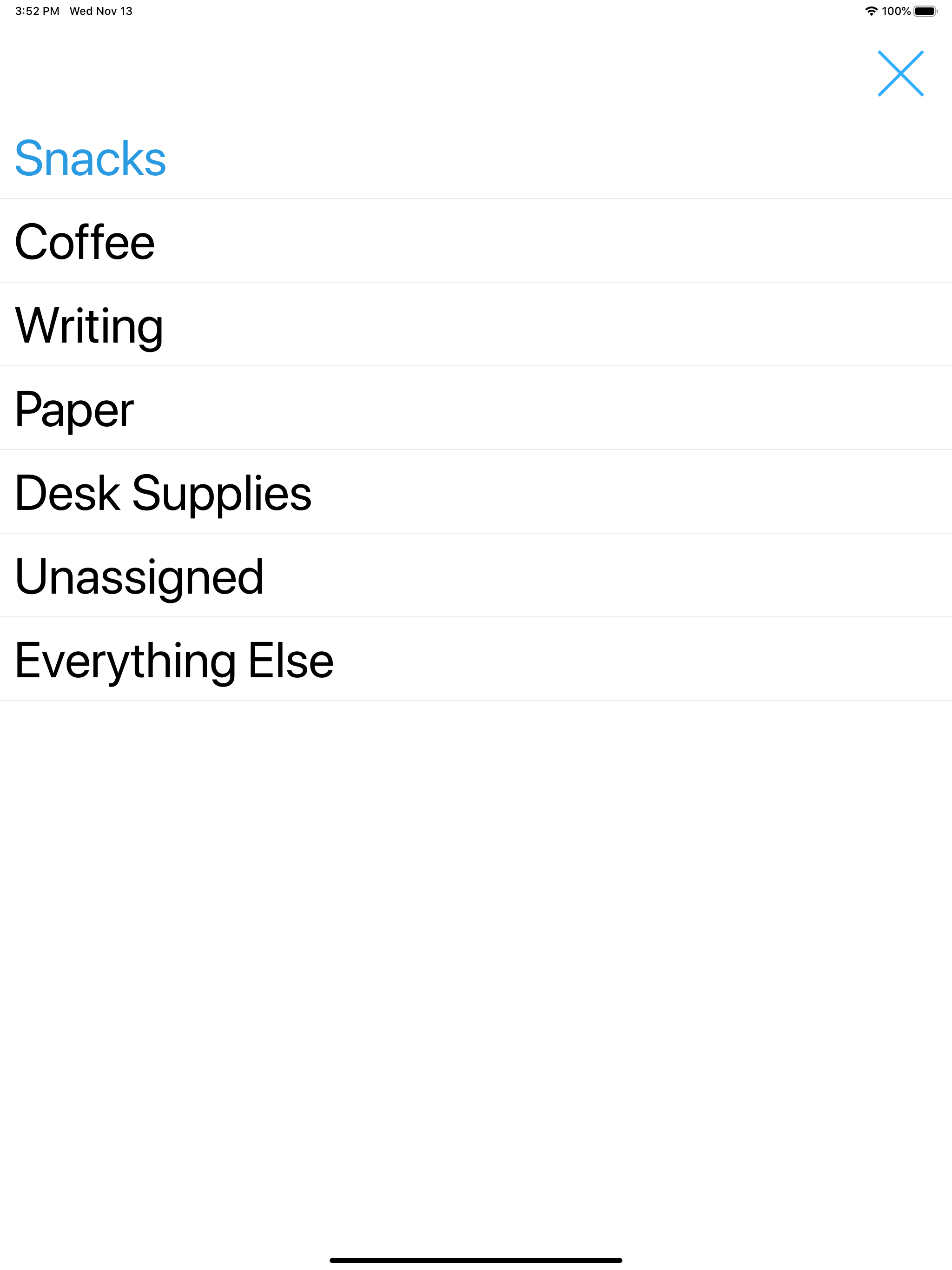 Staples Reorder