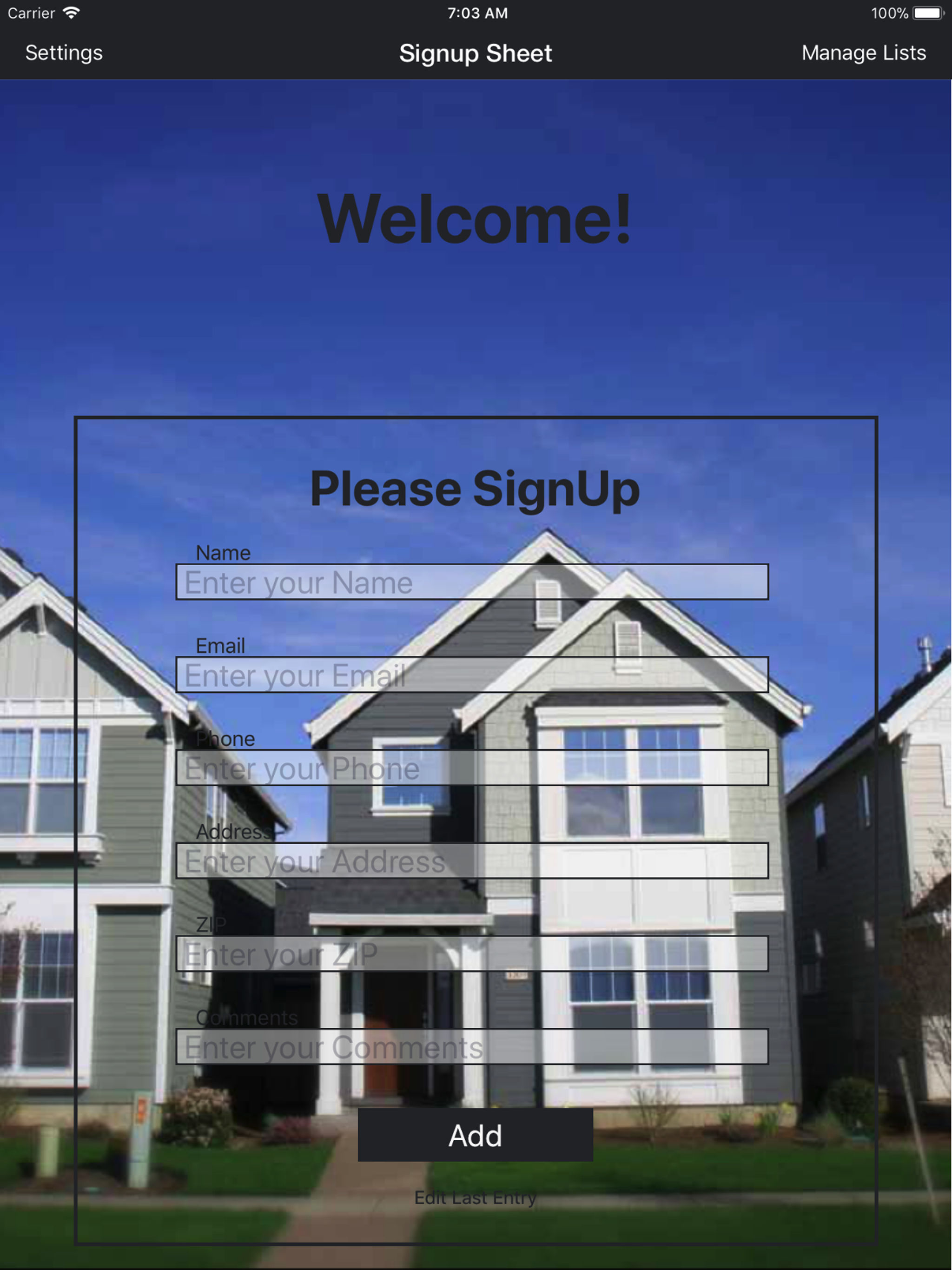 Sign-Up Sheet screenshot 7