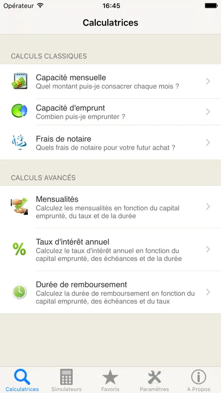 Mes Prêts, simulation crédit screenshot 1 of 5