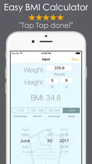 bmi calculator body mass index iphone screenshot 1