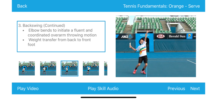 Tennis Australia Technique App