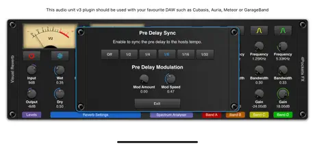 Visual Reverb AUv3 Plugin