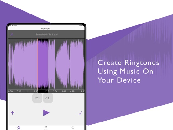 Ringtonington iPad screenshot 2 - Music app