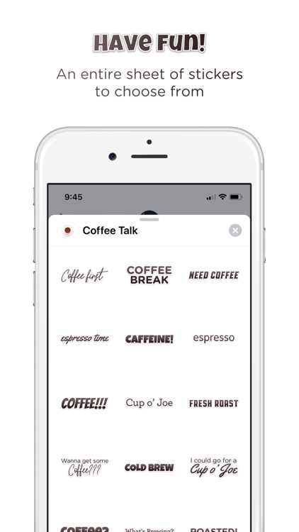 Coffee Talk Stickers