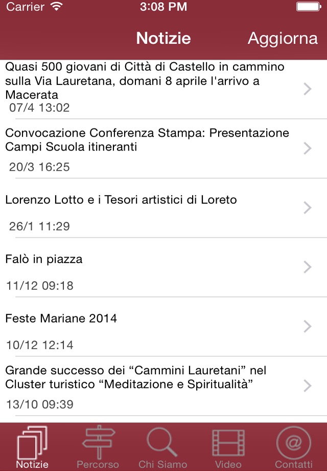 Cammini Lauretani screenshot 3