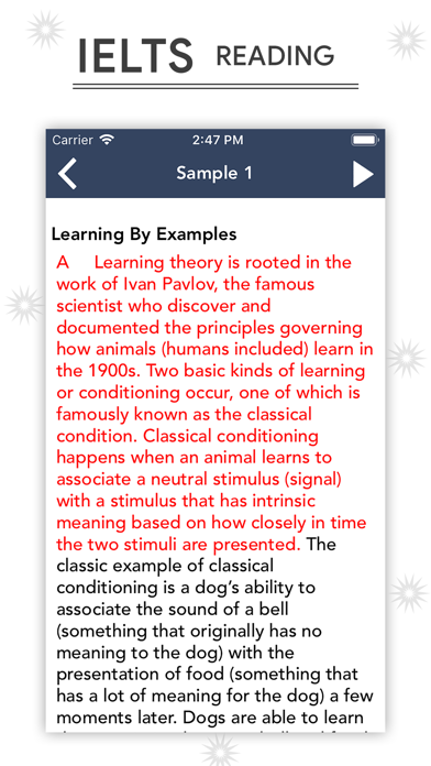 IELTS Prep App - Exam Writing Screenshot