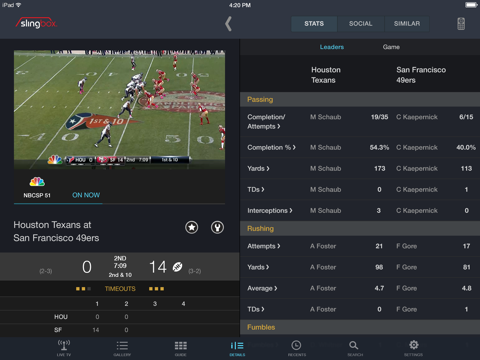 SlingPlayer for iPad screenshot 3