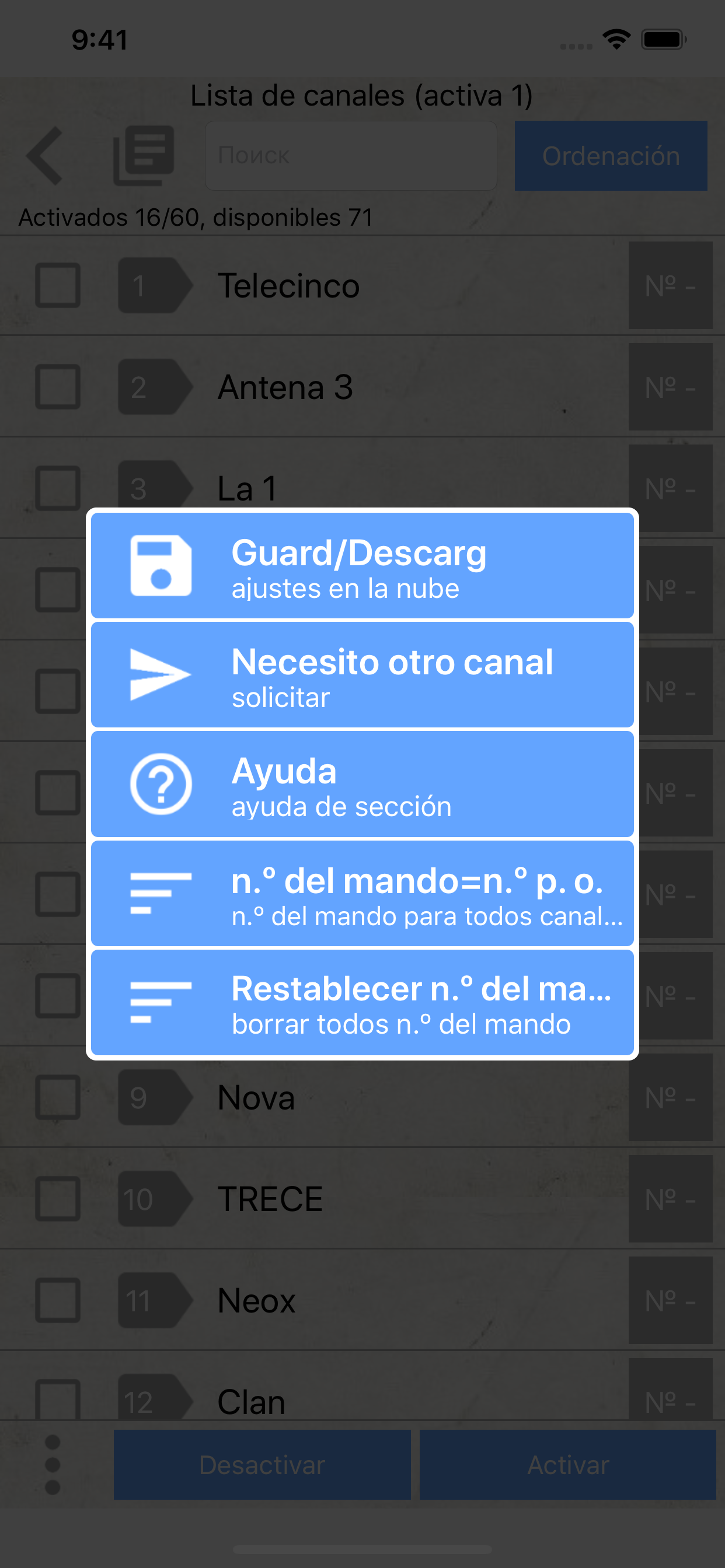 Programación "Tele Ahora"