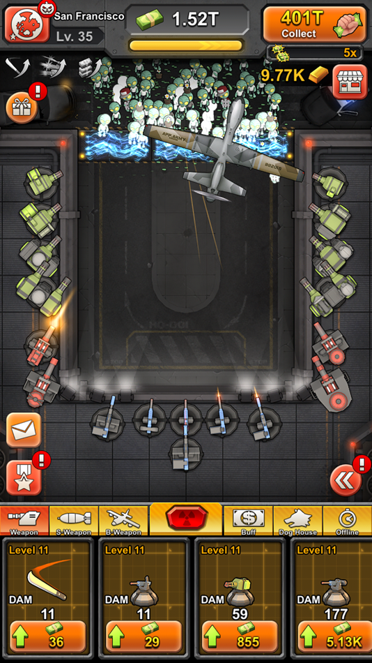 #3. Idle Zombies (iOS) 来自: Lion Studios