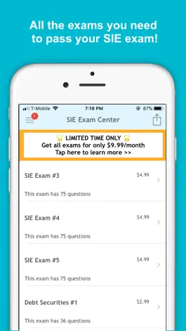 Game screenshot SIE Exam Center: Prep & Study hack