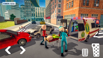 救急車 ルーフ ジャンピング ゲームのおすすめ画像1