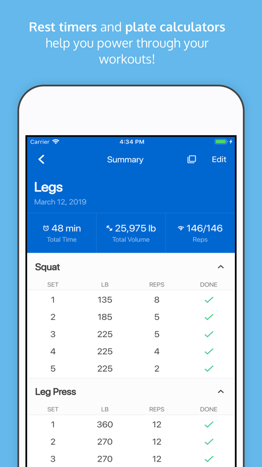 JustLift - Workout Logger - 1.0.8 - (iOS)