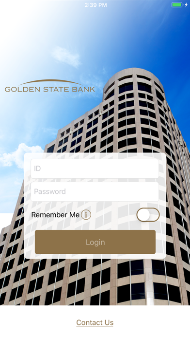 Screenshot #1 pour Golden State Bank Mobile