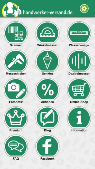 Screenshot von Werkzeugkiste auf dem iPhone 1