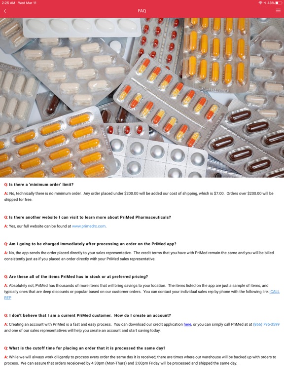 Screenshot #5 pour PriMed Rx Mobile