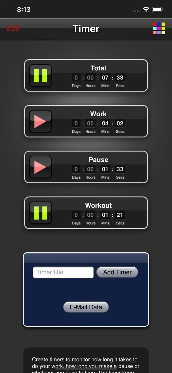 #1. Timer App (iOS) Oleh: Piet Jonas