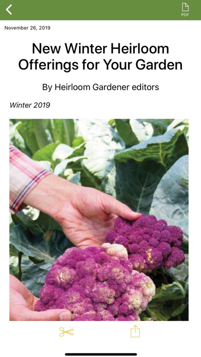 Mother Earth Gardener Magazine Screenshot