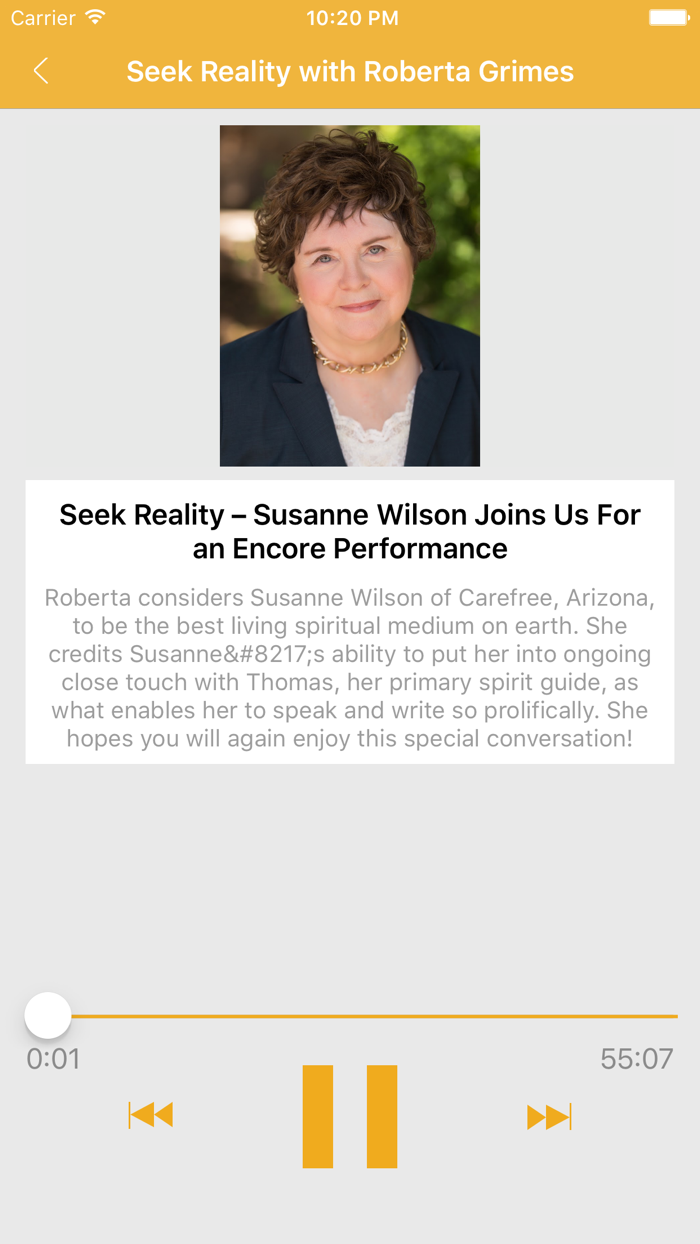 Seek Reality w/ Roberta Grimes