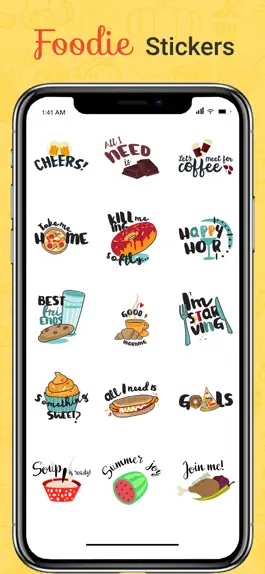 Game screenshot Foodie Stickers Fun hack
