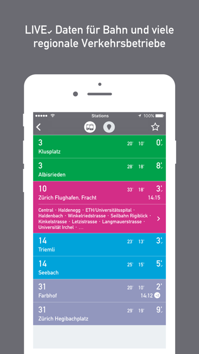 Stations - Swiss Transit Screenshot