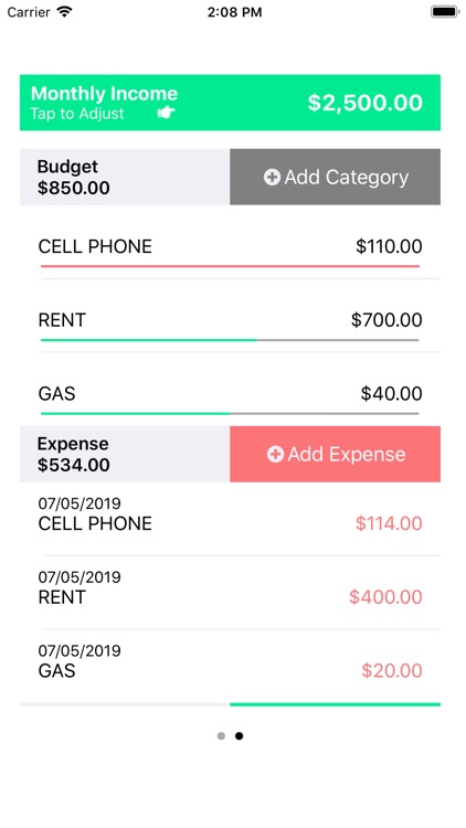 Daily - Budget Calculator