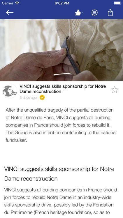 MyView Newsfeed_VinciEnergies