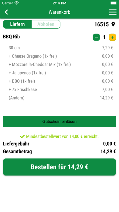 Subway Oranienburg Screenshot