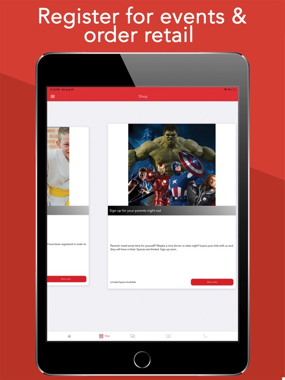Nashville Krav Maga iPad screenshot 2 - Health & Fitness app