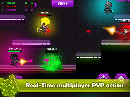 Screenshot #5 pour Neon Blasters Multiplayer