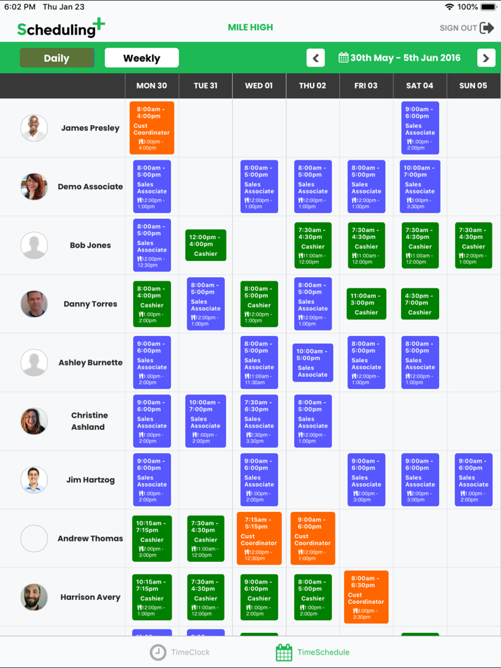 #3. Scheduling+ Timeclock (iOS) 由: Epicor