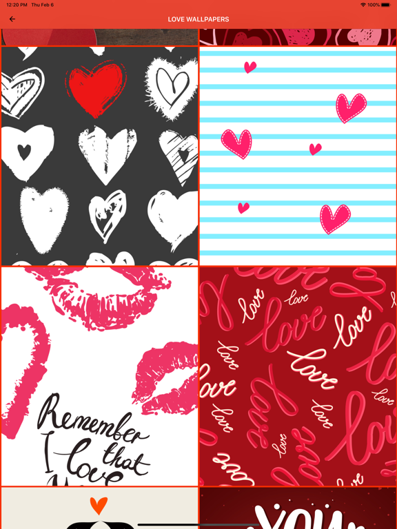 Screenshot #6 pour Fonds d'Écran Amour Romantique