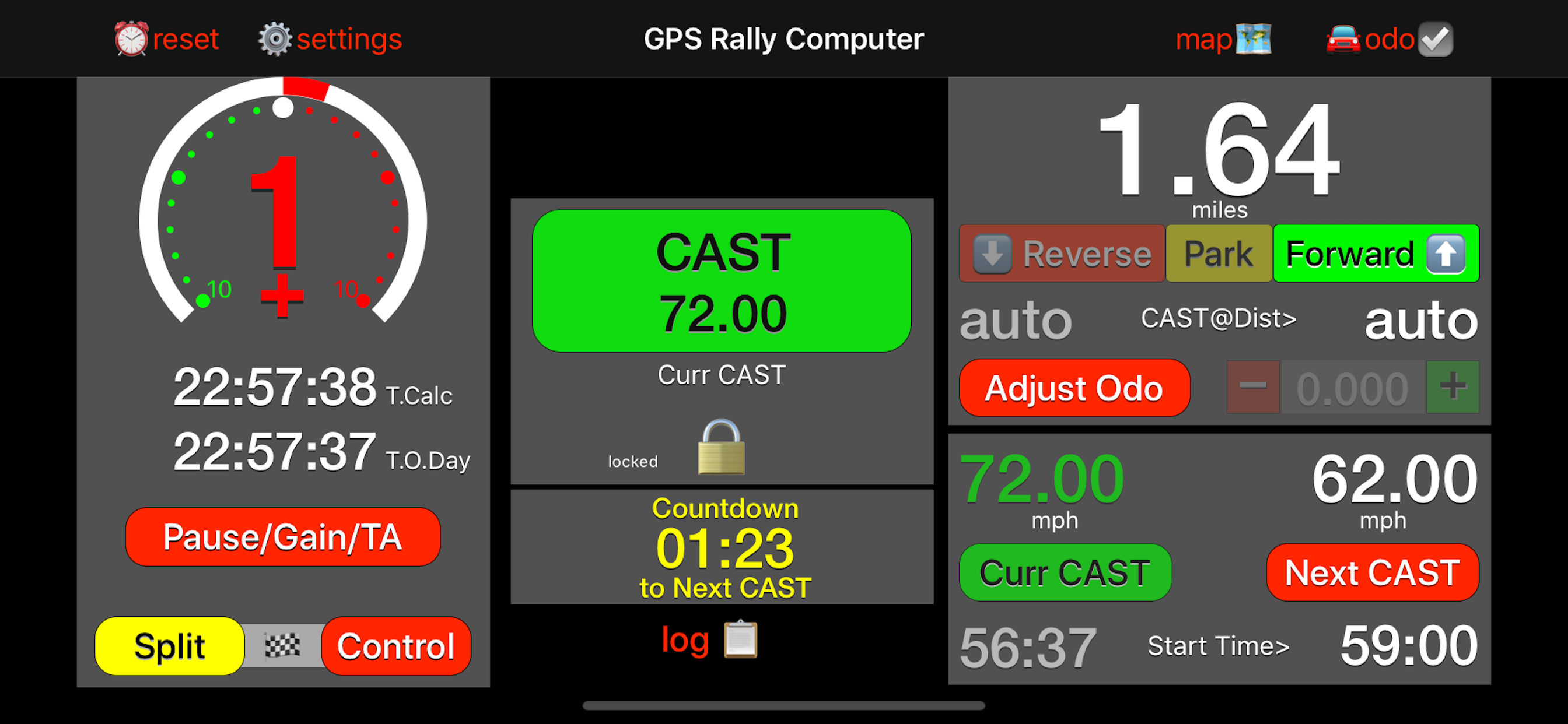 GPS Rally Computer