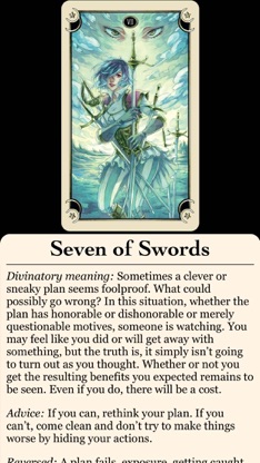 Mystical Manga Tarot screenshot 4