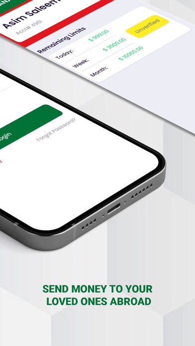 Canadian Union Money Transfer Screenshot