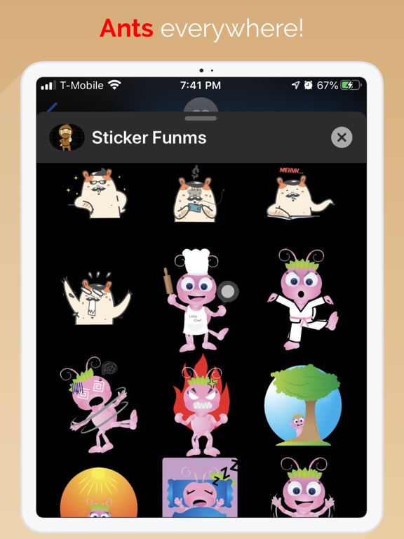 Screenshot #6 pour Sticker Funms