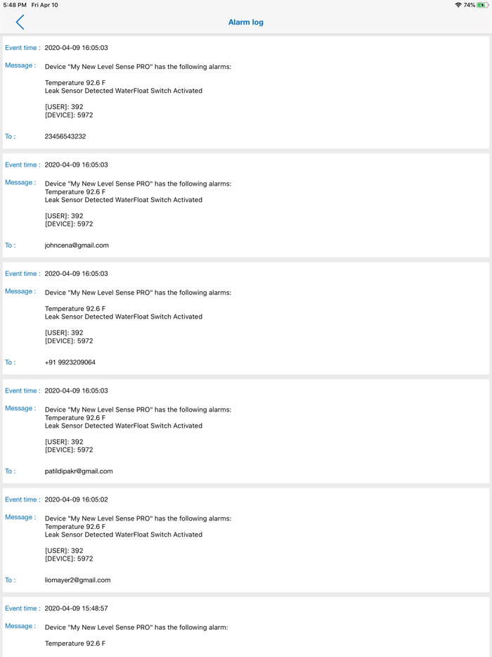 Level Sense Sump Pump Monitor