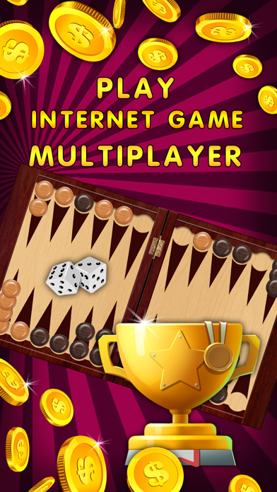 Backgammon online and offline Screenshot