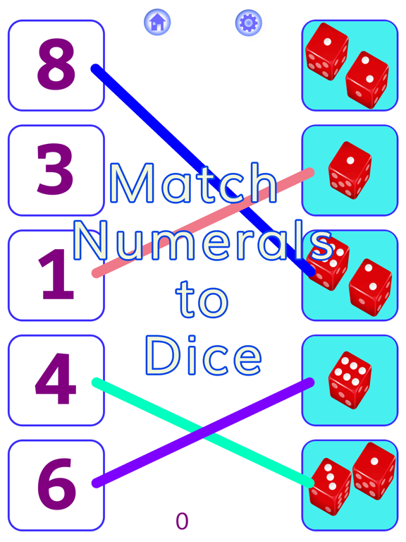 123 NUMBER MAGIC Line Matching iPad screenshot 7 - Education app