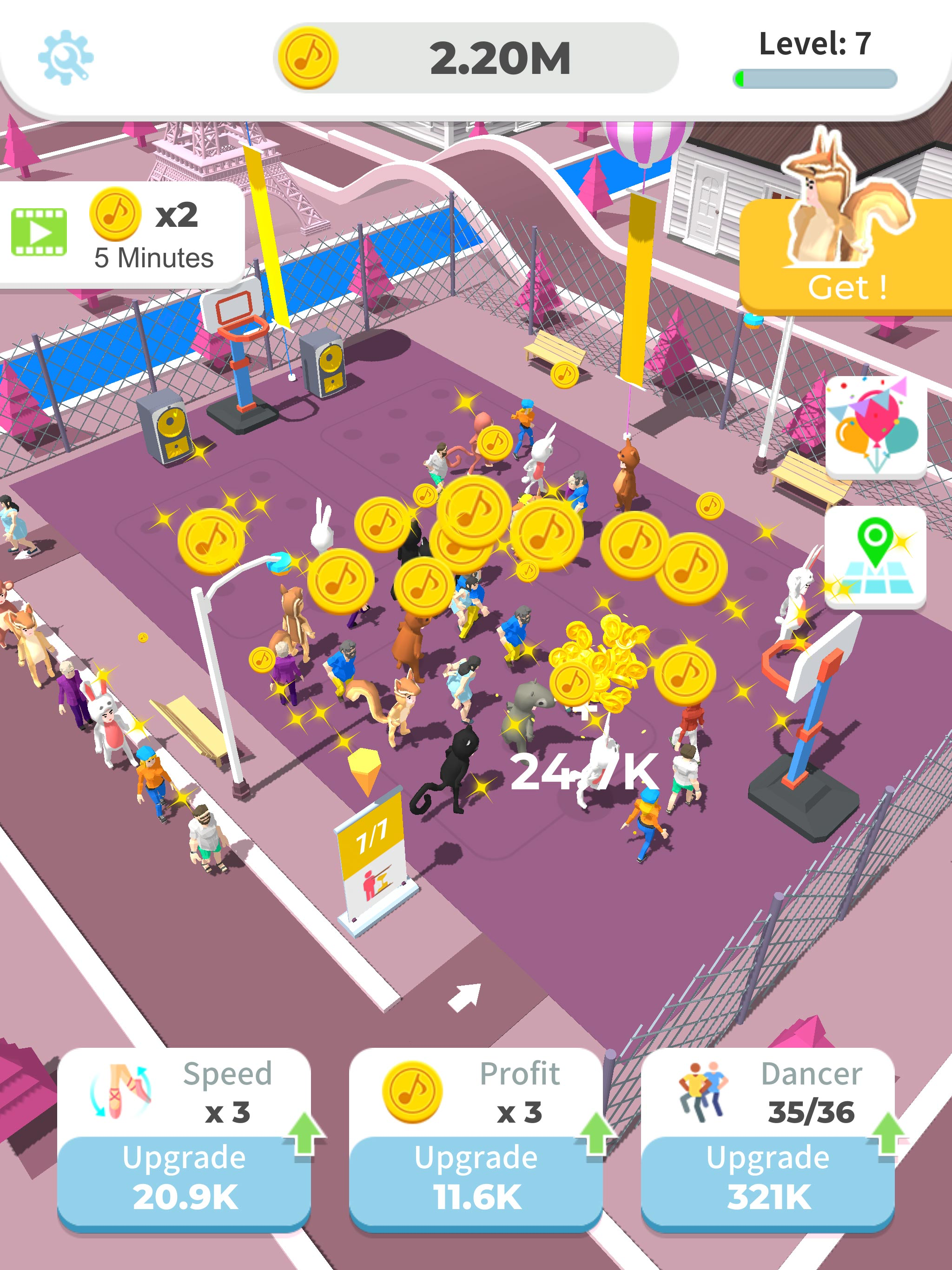 Idle Square Dance