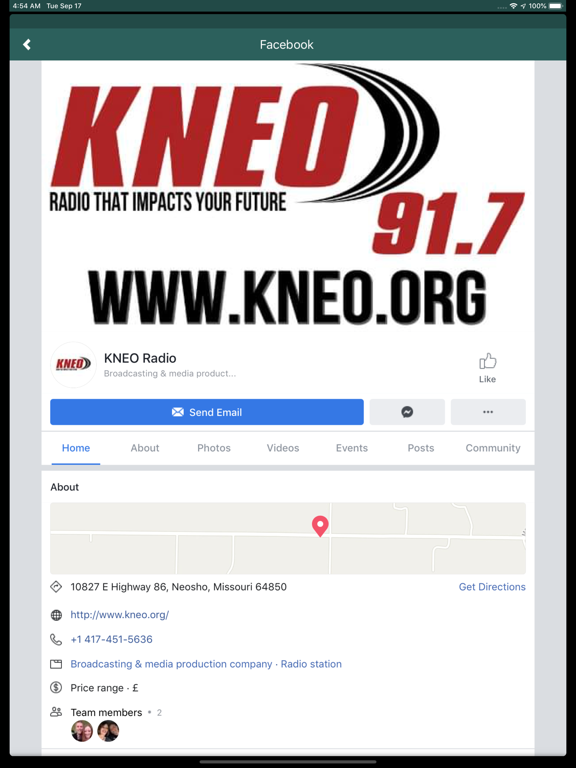 KNEO iPad screenshot 2 - Entertainment app