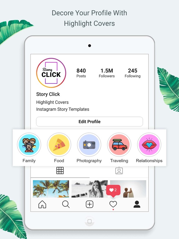Screenshot #6 pour Story Click Insta Story Editor