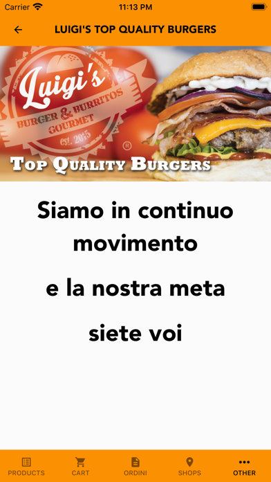 Luigi Top Quality Burgers Screenshot