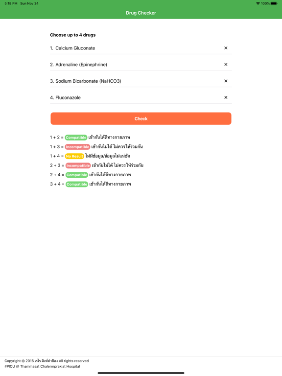 Screenshot #6 pour Drug Compatibility Checker TUH