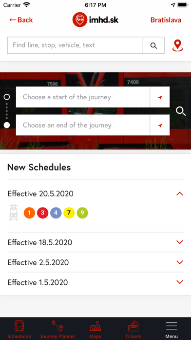 imhd.sk Screenshot