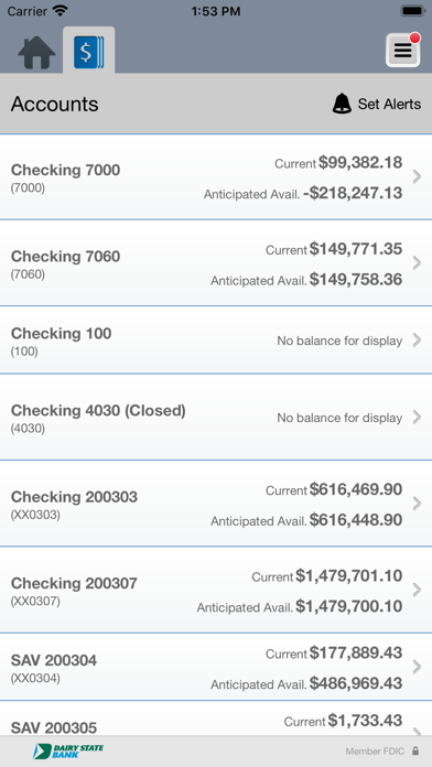 Dairy State Bank Business Screenshot