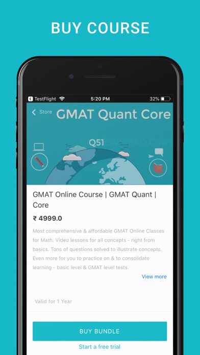 How to cancel & delete Wizako - Online GMAT GRE Prep from iphone & ipad 3