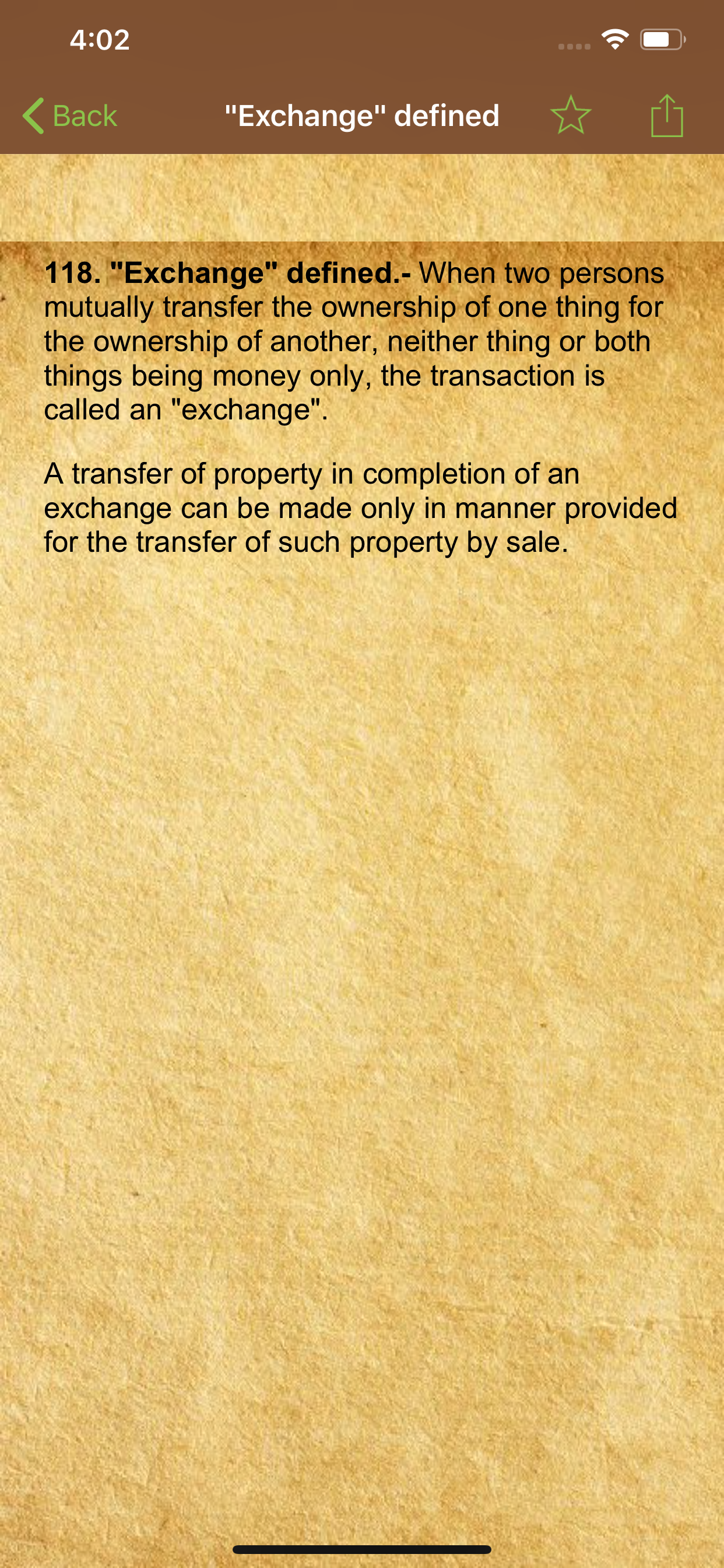 Transfer Of Property Act: 1882 screenshot 2